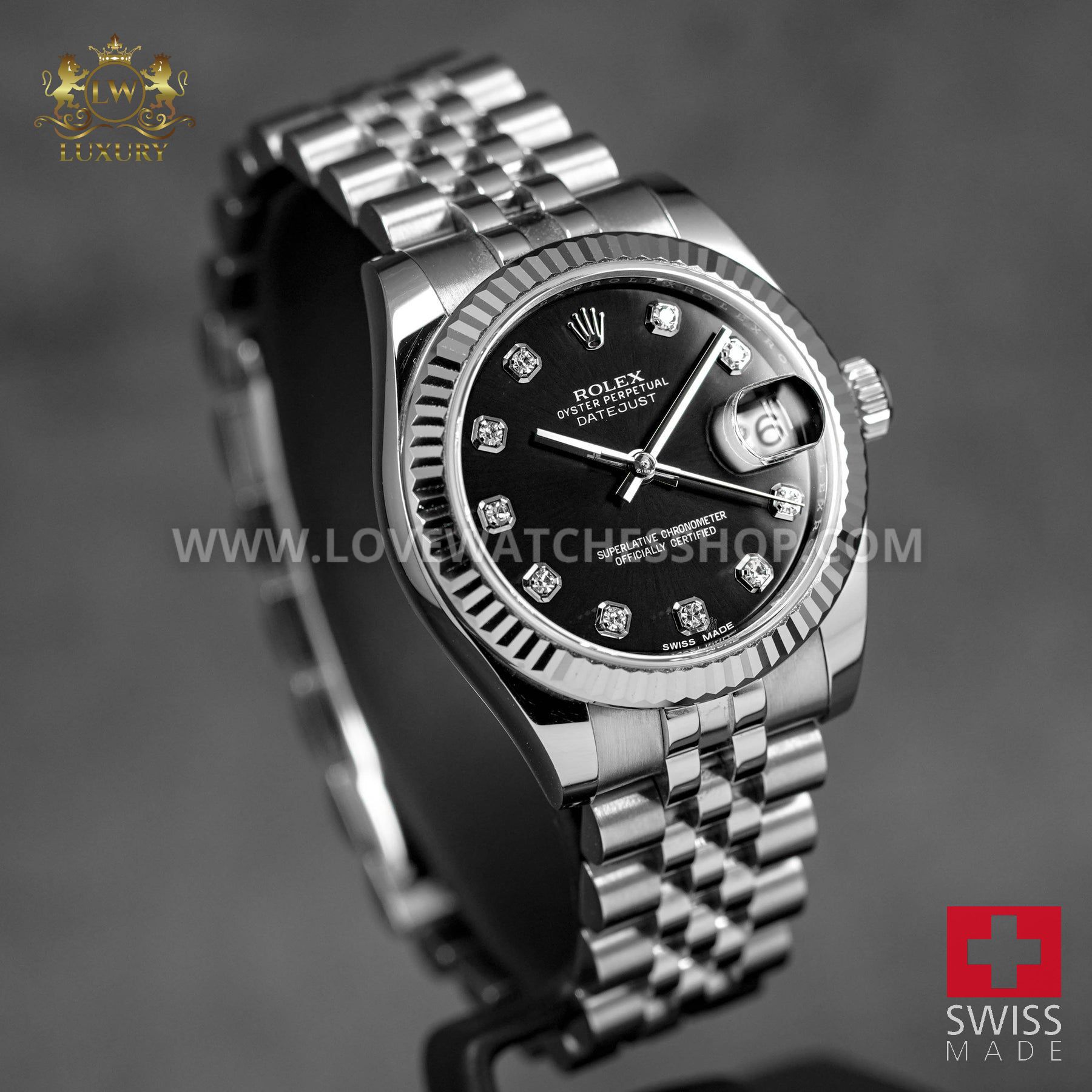 DATEJUST 31MM GOLD GREEN DIAL