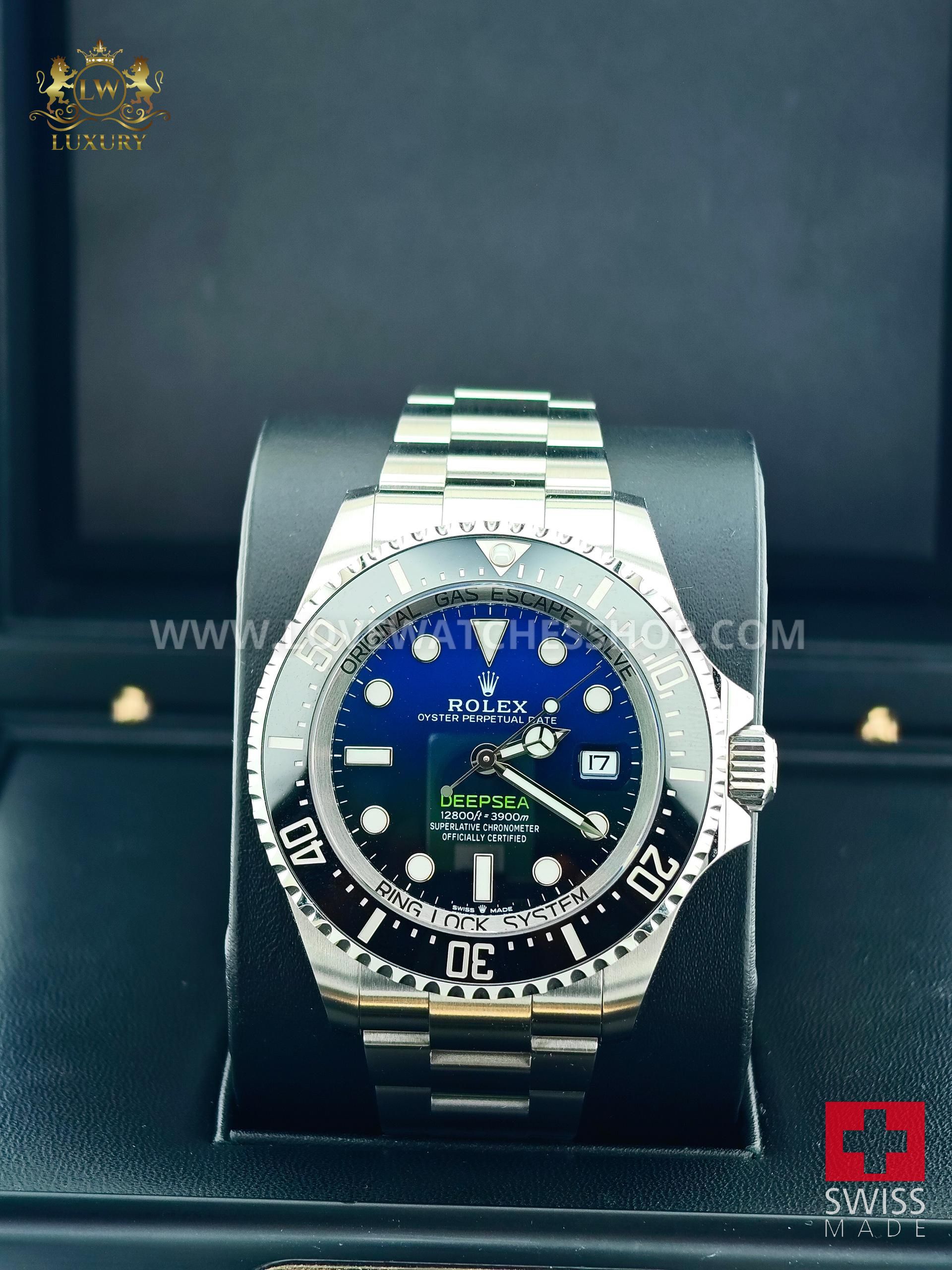 Rolex Sea-Dweller Deepsea Basel one 136660 DEEP BLUE OYSTER PERPETUAL ...