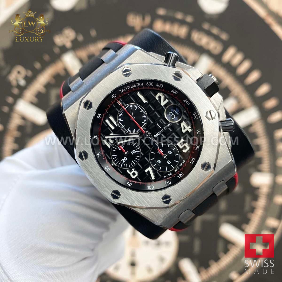 Audemars Piguet Royal Oak Offshore Chronograph 42mm 26470ST Black Dial ...