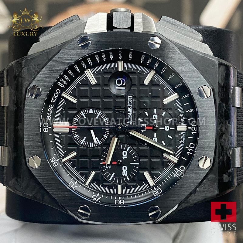 Audemars Piguet Royal Oak Offshore Chronograph 44mm 26400AU Black Dial ...